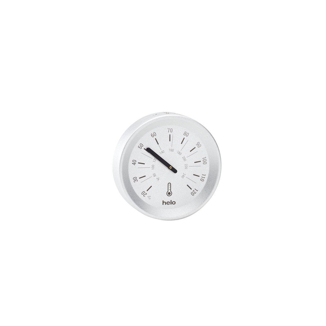 Luxe HELO Design Saunathermometer Brilliant Zilver