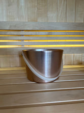 Aluminium sauna-emmer met kunststof hengsel