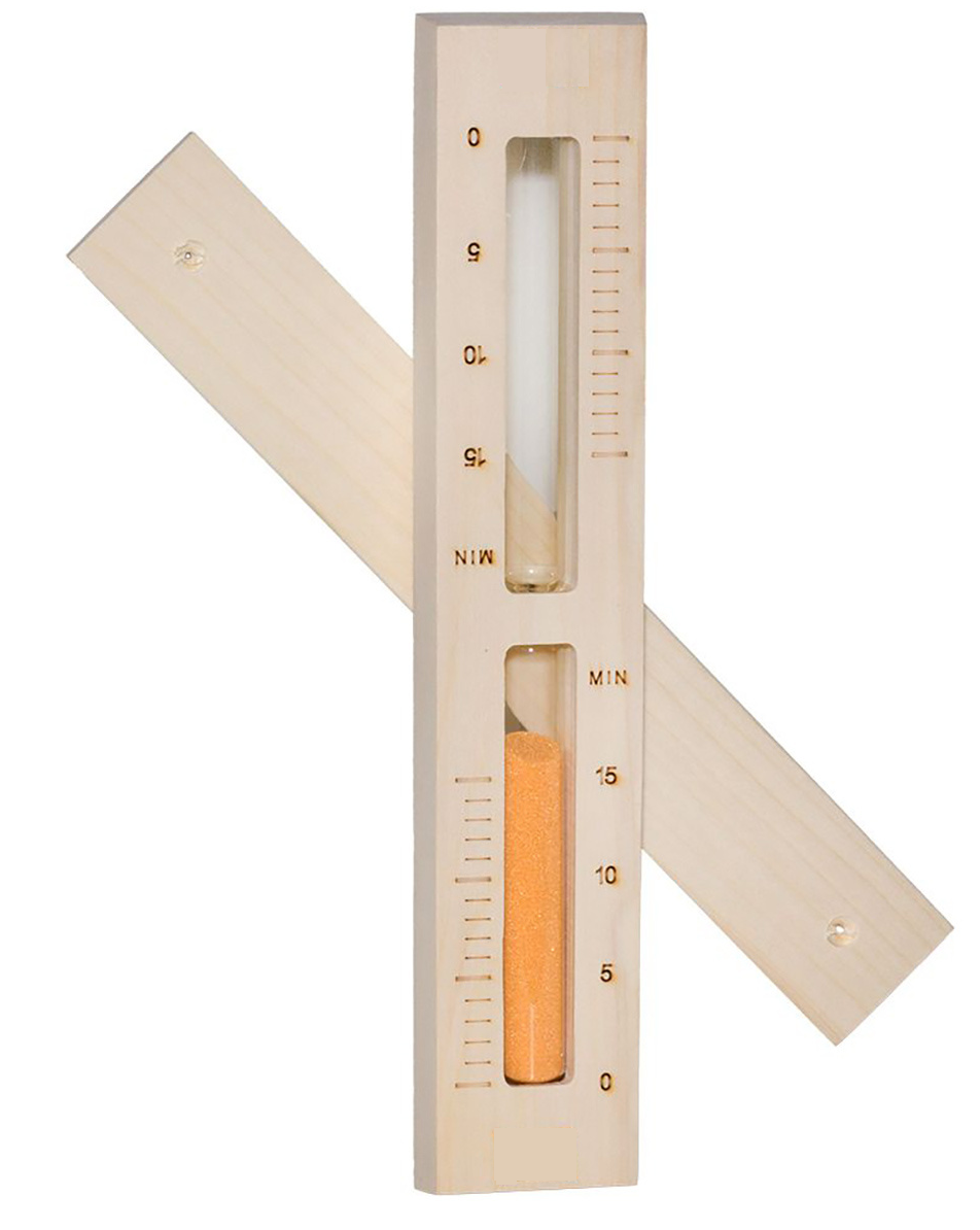 Zandloper Aspen 15min - oranje zand