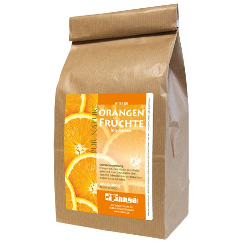 Saunakruiden, Vruchten & Potpourri - Oranje vruchtenschijven 400 gram