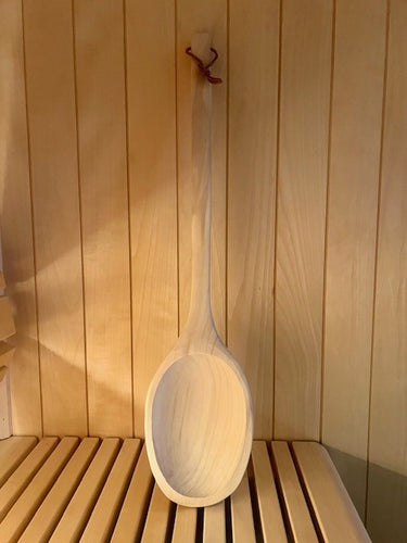 Sauna lepel Poplarwood 70 cm met ophangriem