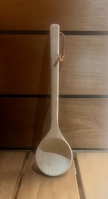 Sauna lepel Komu Wood Natur 40 cm met ophangriem