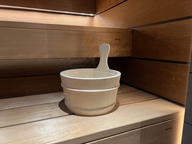 Aspen Sauna emmer met kunststof inzet 4L