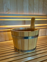 Sauna emmer Pine Gecoat met metalen band 5L