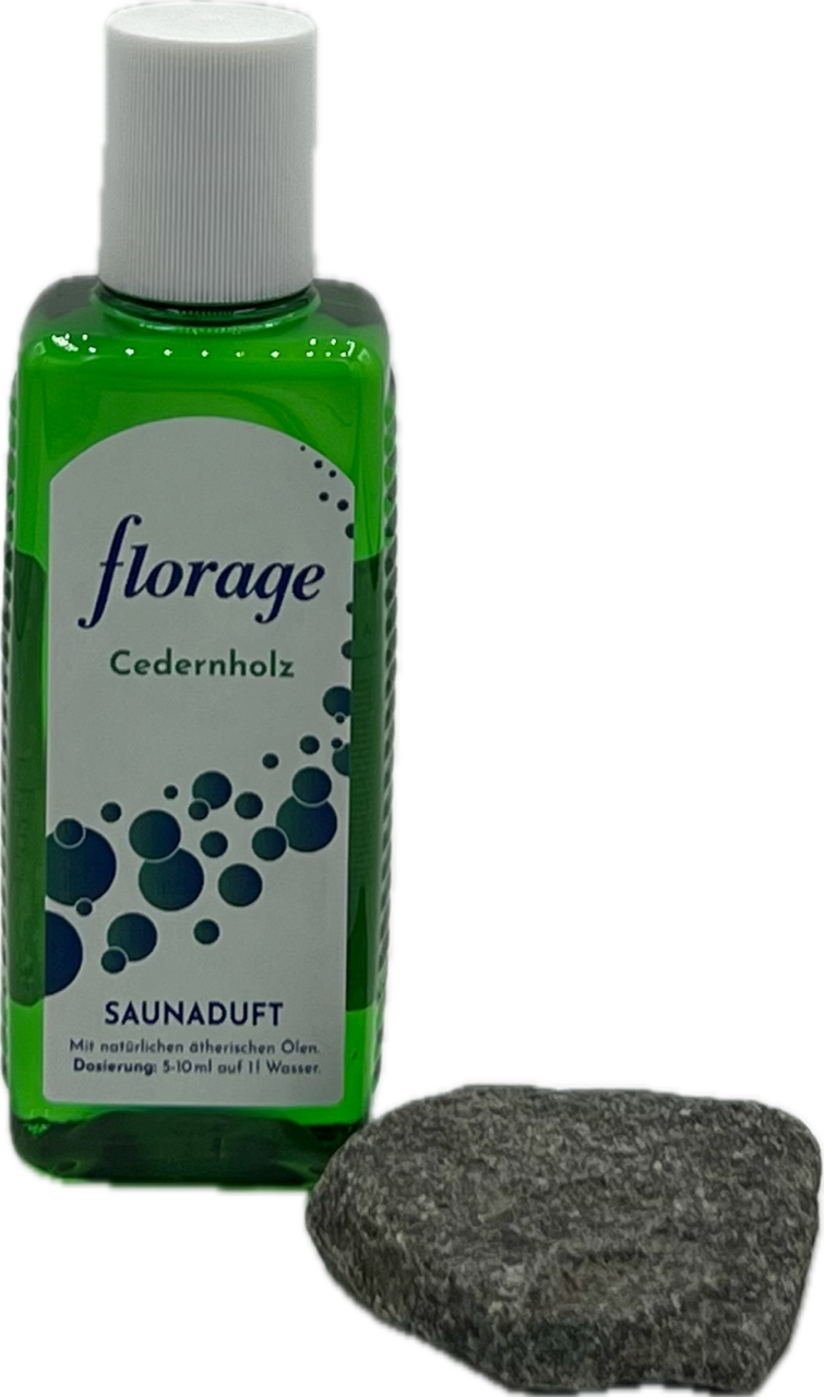 Cedernholz (cederhout) sauna opgiet Florage