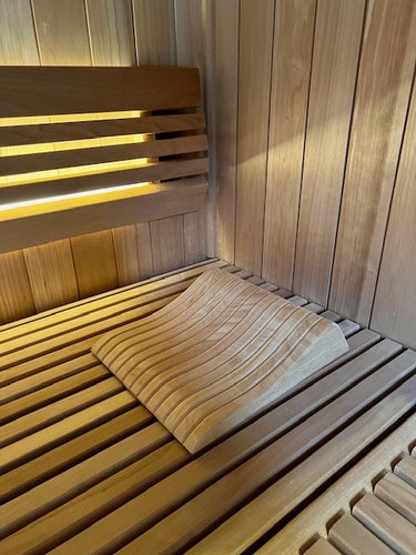 Sauna hoofdsteun ergonomisch gevormd