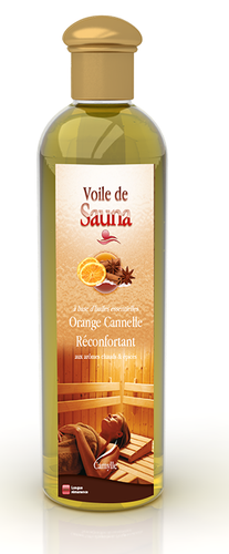 Sauna opgiet Camylle Orange/Cannelle 100% natuurlijk - verzorgend