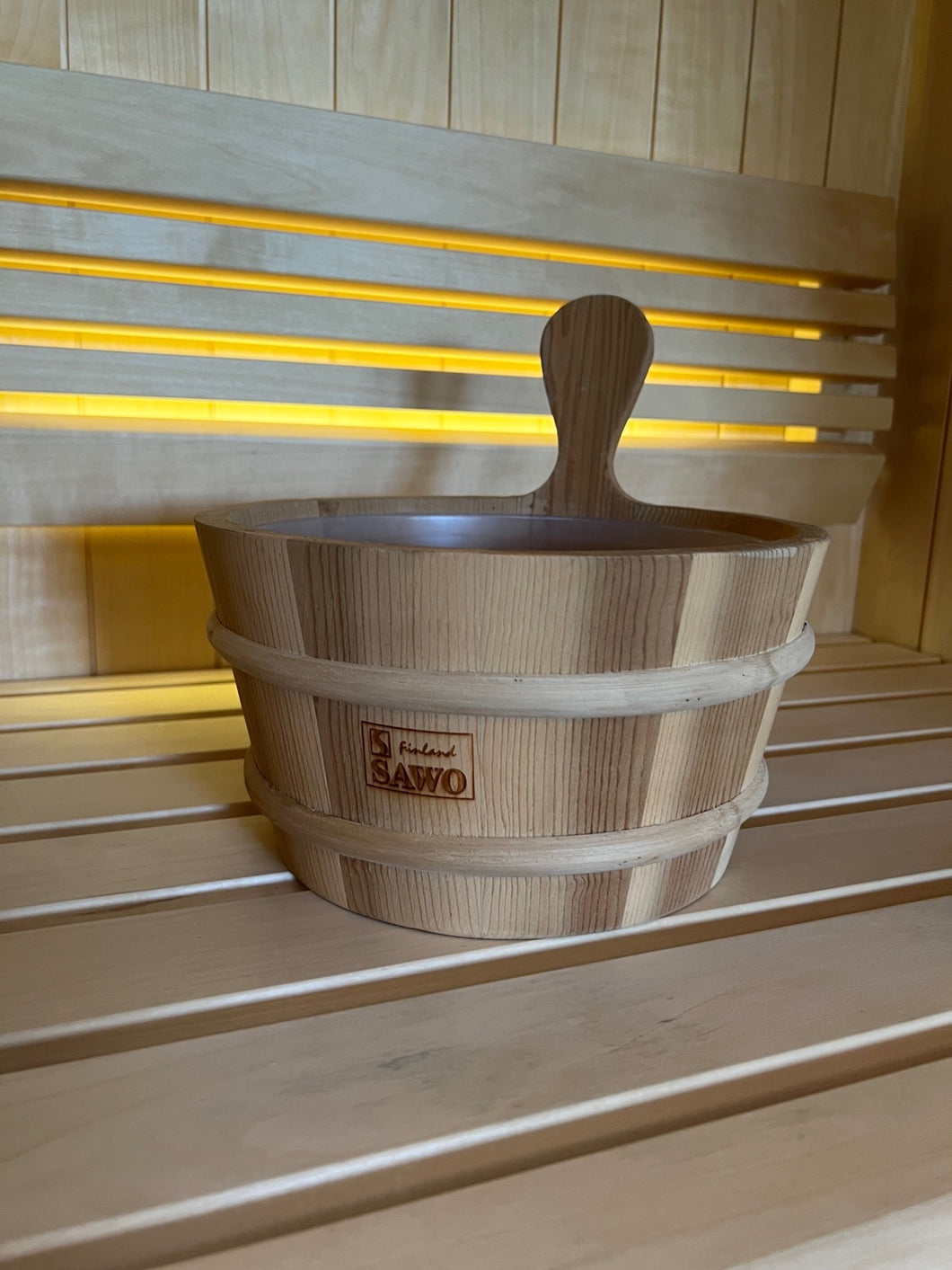 Sawo 4 liter Sauna-emmer met kunststof inzet